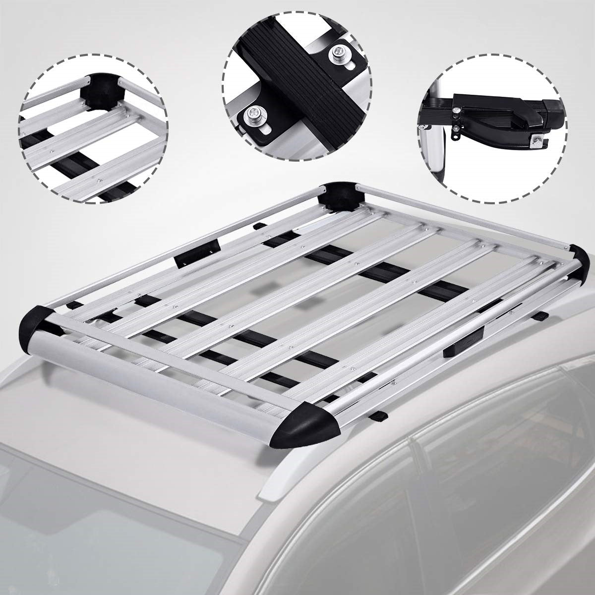 Universal Car Roof Rack Basket Car Top Luggage Rack