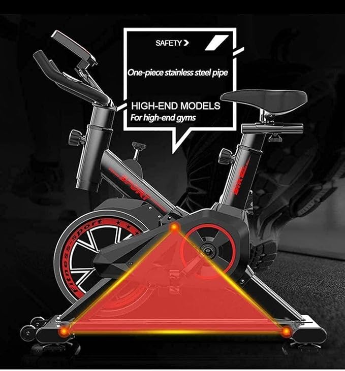 Adjustable Exercise Bike Spin Bike Heavy Duty