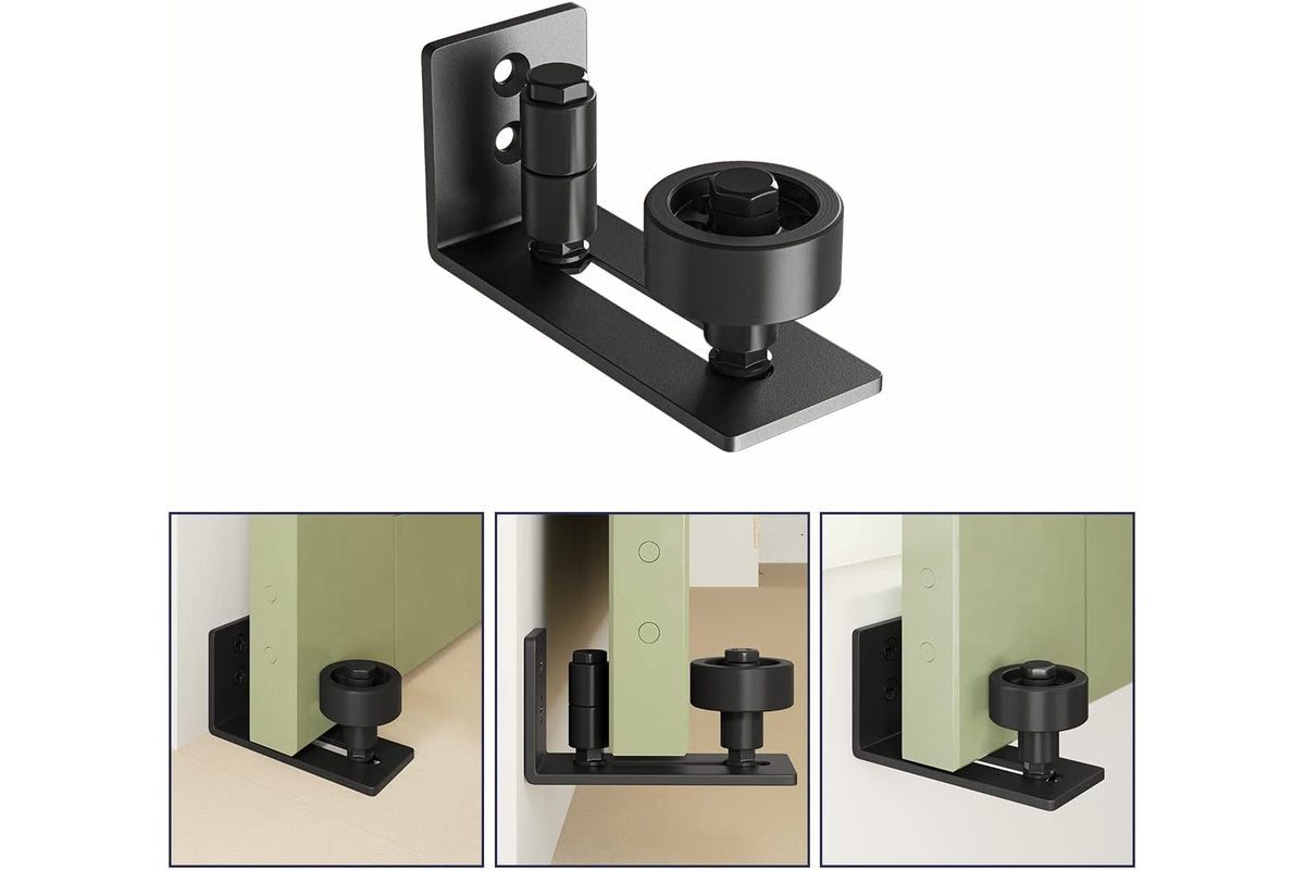 Sliding Barn Door Hardware Bottom Adjustable Roller