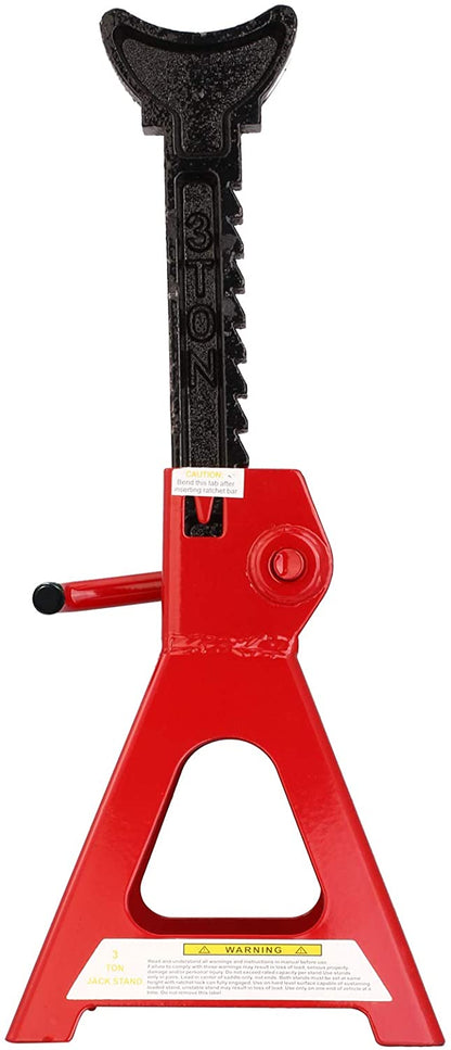 Axle Stand Pair Steel Jack Auto Stands, 3 Ton Capacity