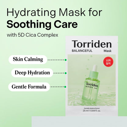 Torriden Balanceful Cica Mask 10 Pack