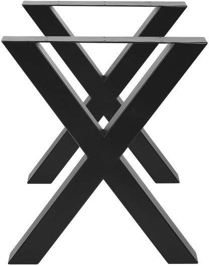 Metal Table Legs desk Bench Legs X Shape