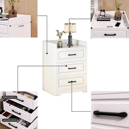 Bedside Table Nightstands with Drawer