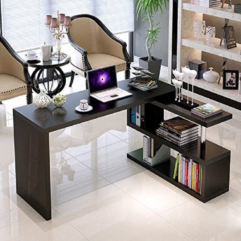 Computer Desk Table with bookshelf