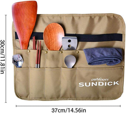 Outdoor Camping Storage Bag – Cutlery Hanging Bag | Picnic Multi-Grid Multipurpose Organiser HS9872
