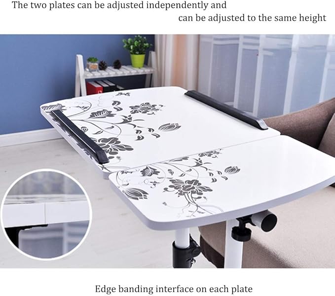 Overbed Laptop Table Desk Stand Adjustable