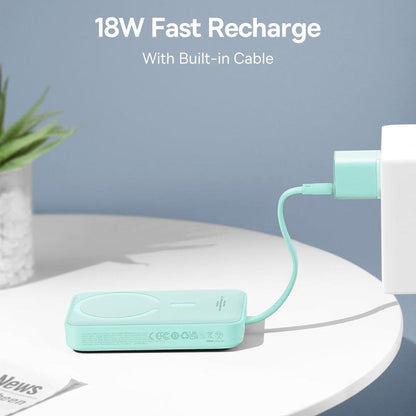 10000mAh Magnetic Magsafe Power Bank 30W Built-in USB-C Cable