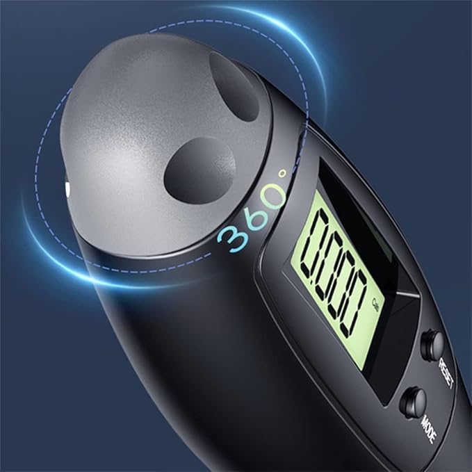 Cordless Skipping Digital Jump Rope (Blue/White)