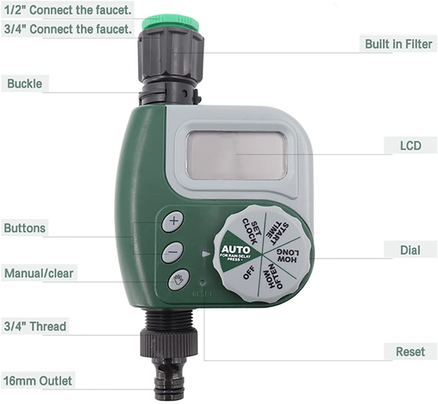 Auto Water Irrigation Timer