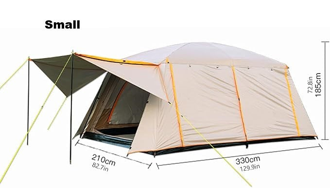 Family Tent –Double layers Waterproof-3 Size Two Colours Aavailable LCF91228