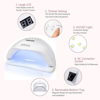 Nail Dryer Lamp 80W UV LED