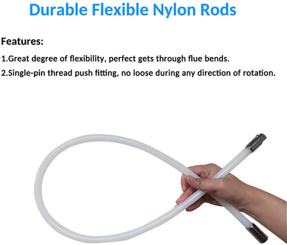 Chimney Cleaner Kit Flexible Dryer Vent