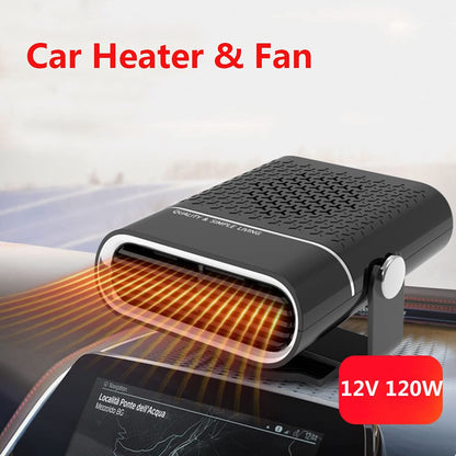 Car Heater For Windscreen 2 in 1 Portable 12V