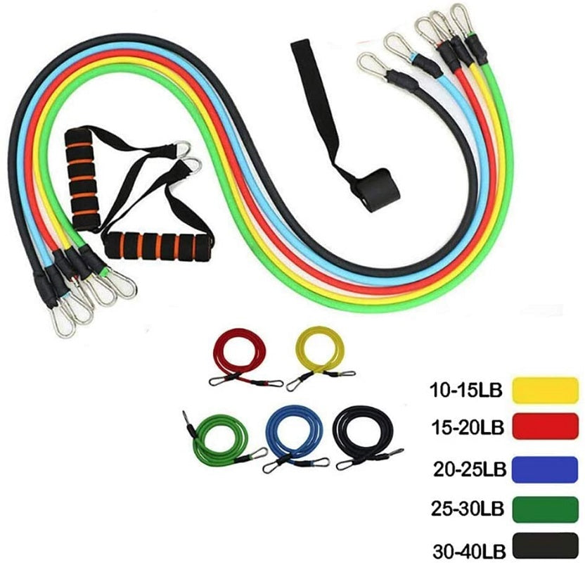 Fitness Exercises Resistance Bands Set