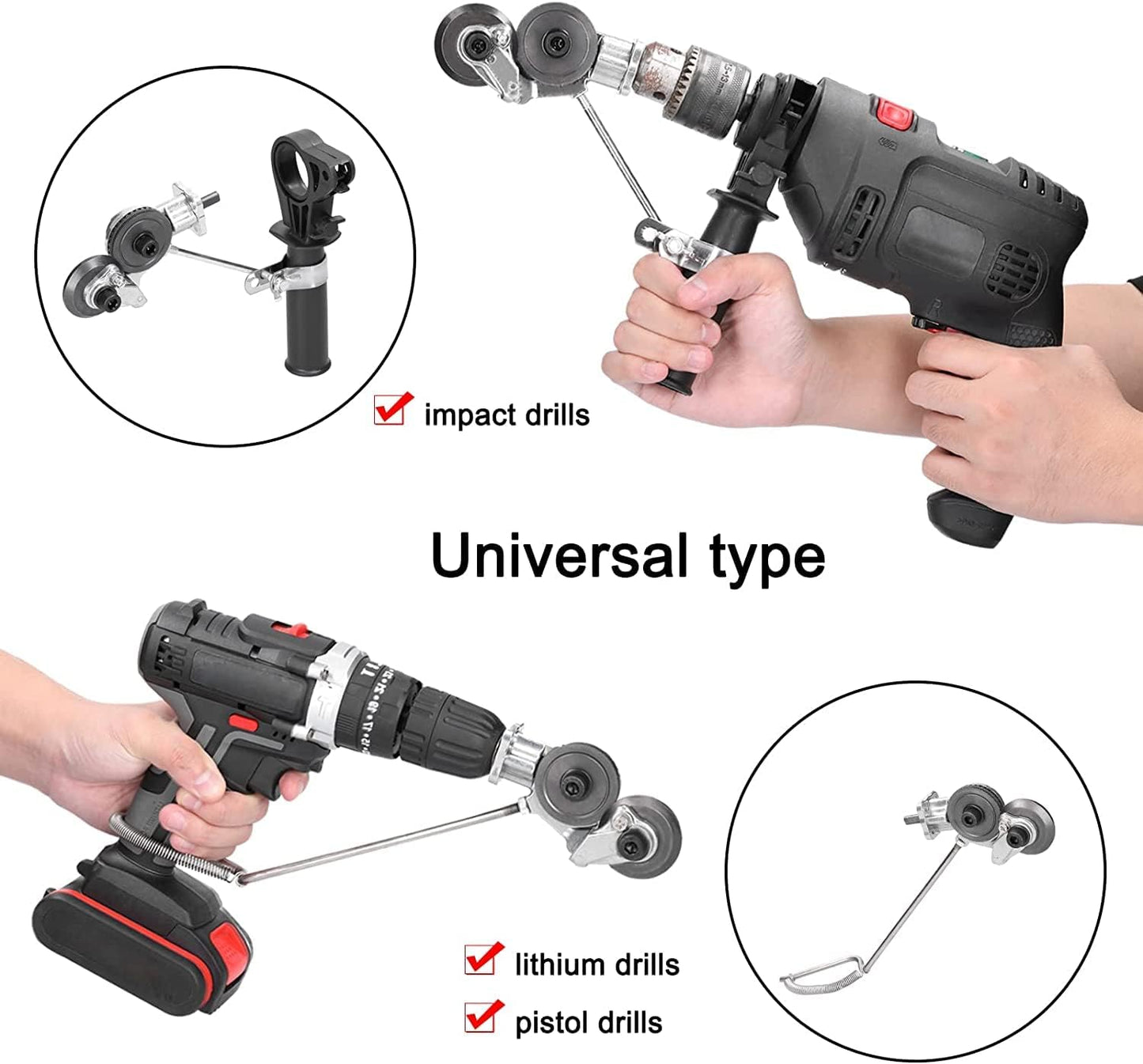 Sheet Metal Nibbler Drill Plate Cutter