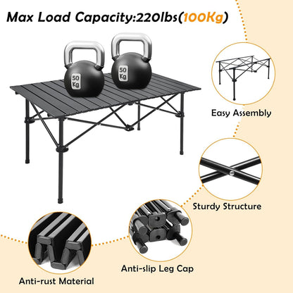 The Perfect Travel Camping Table – 95cm Foldable Outdoor Table