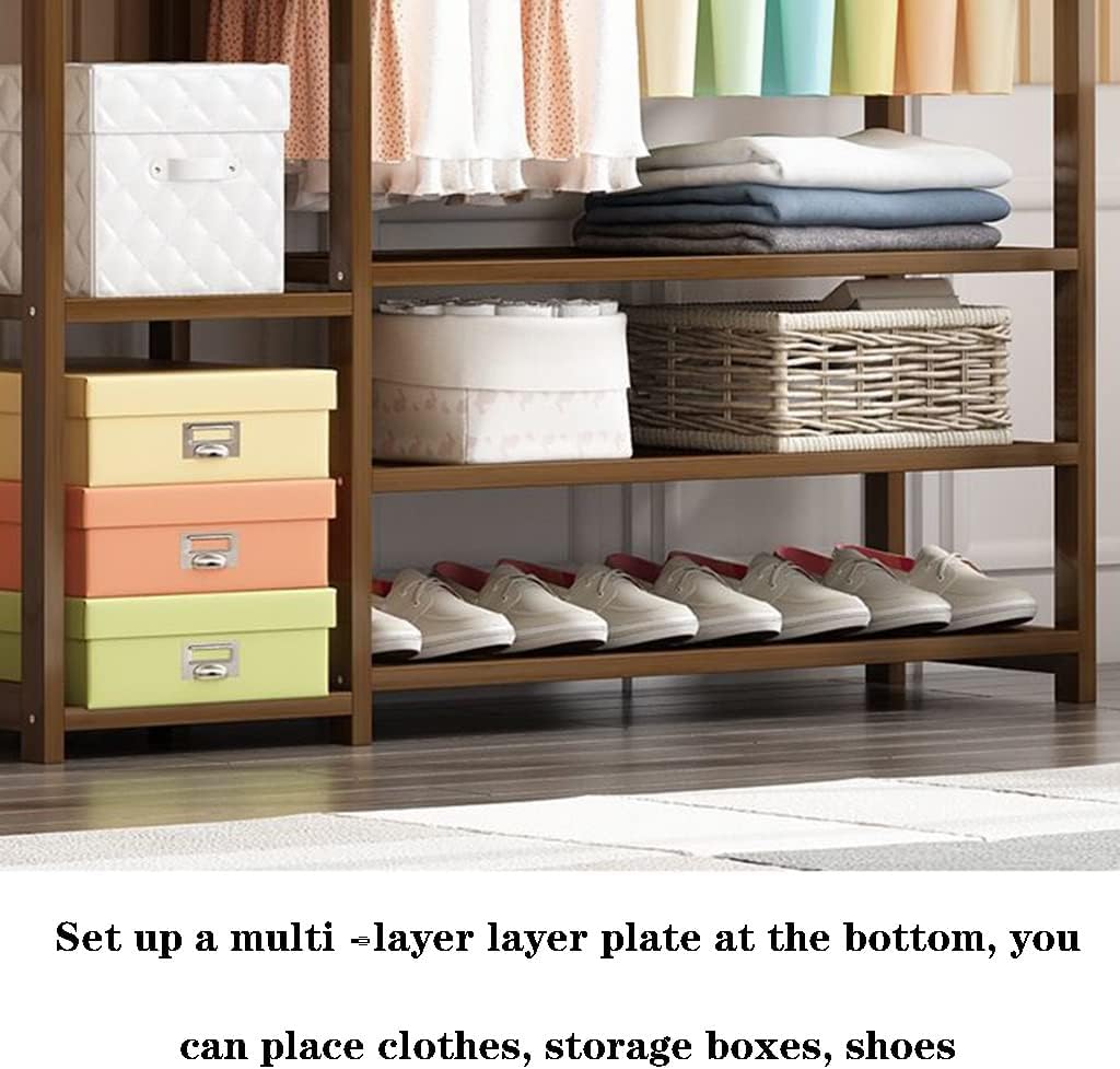 Bamboo Wardrobe Clothes Rack