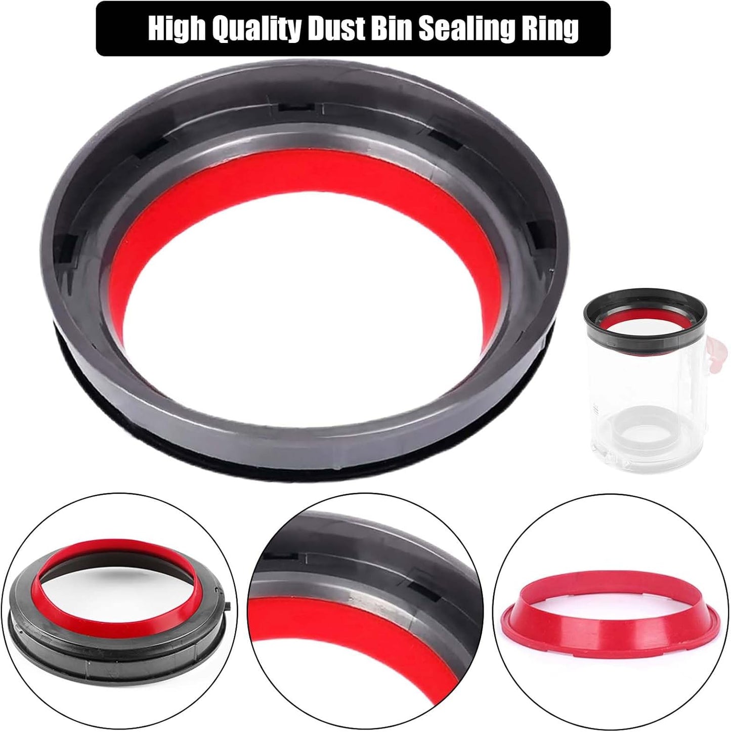 Replacement for Dyson Dust Bin Top Fixed Sealing Ring