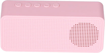 Digital Smart Alarm Clock With Bluetooth Speaker (Pink)