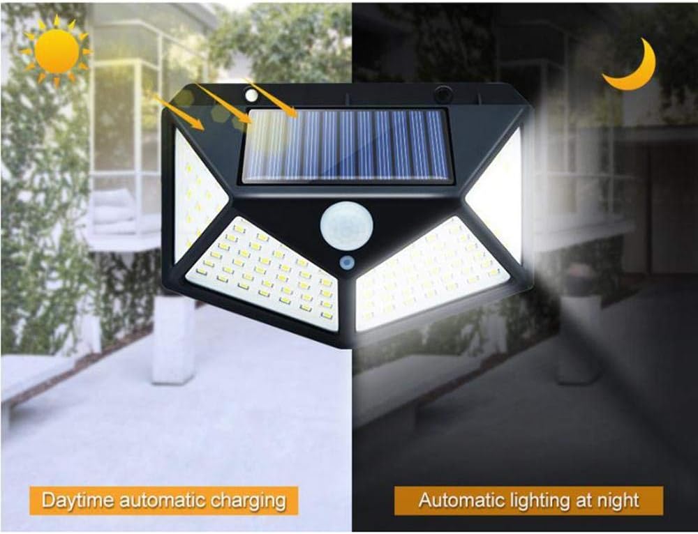 114 LED Solar Motion Outdoor Sensor Wall Light Automatic Light
