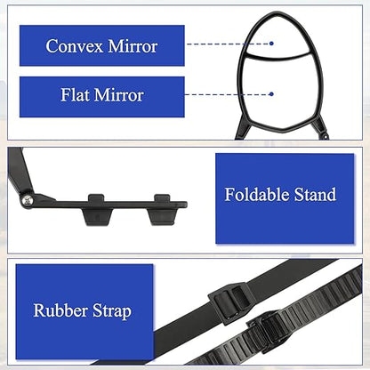 Car Rearview Clamp-On Towing Mirrors