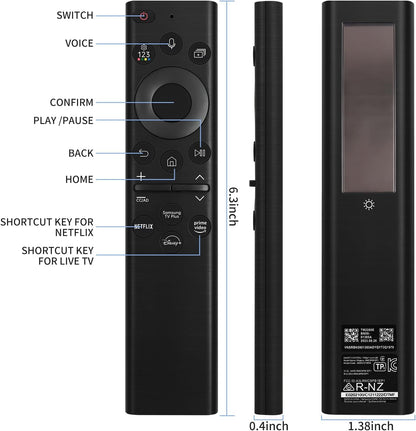 Samsung Smart Solar TV Remote Replacement
