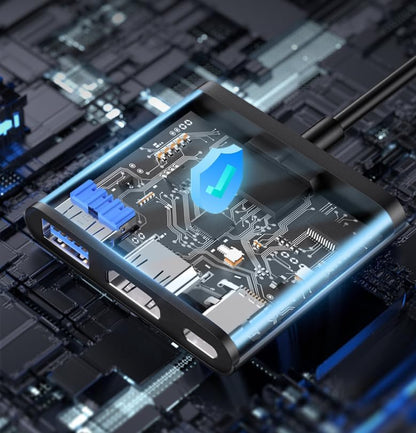 Type C To USB 3.0 HDMI Female 4K Hub Adapter