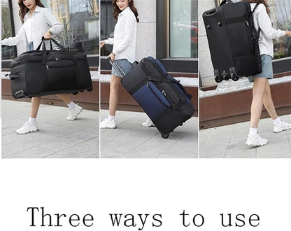 Expandable Rolling Checked-In Duffle Bag with Wheels CP1351