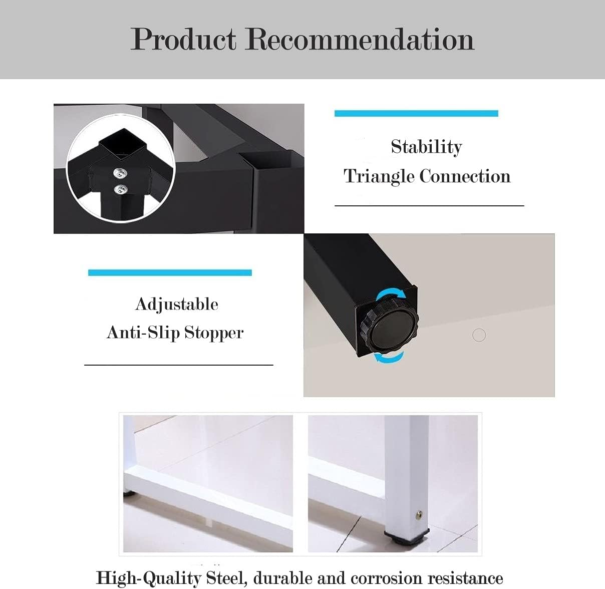 Sturdy Computer Desk Table Study Office Desk 120cm
