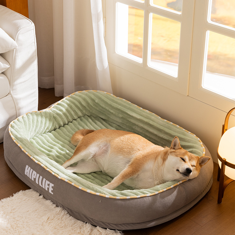 Dog Bed 100cm Large Dog Couch Thick & Warm