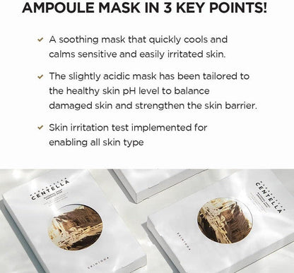 SKIN1004 Madagascar Centella Watergel Sheet Ampoule Mask (5 Pack)