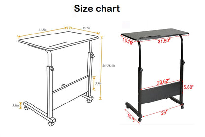 Laptop Desk Table Adjustable Height