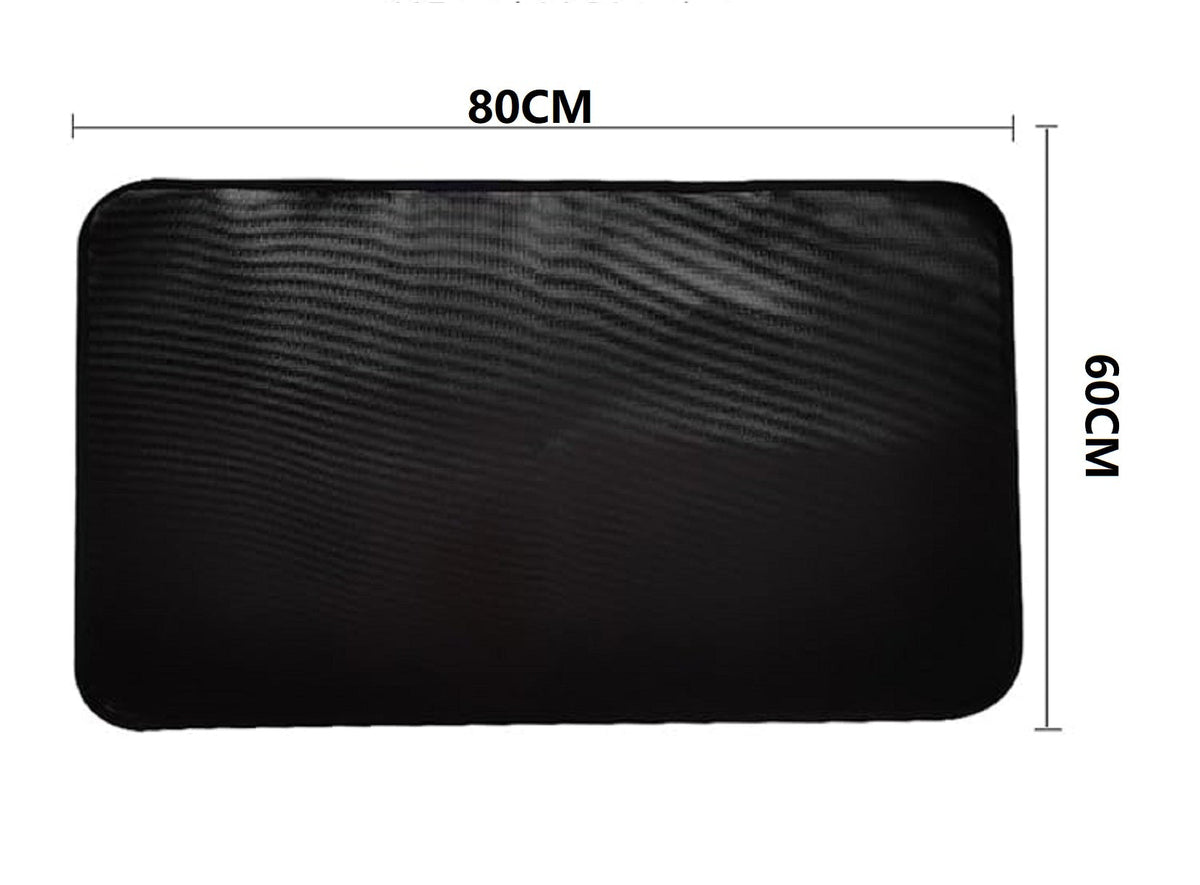 Ecotrek BBQ Grill Mat - Fireproof Deck & Patio Protector, Double-Sided Waterproof Oil-Proof HC12101