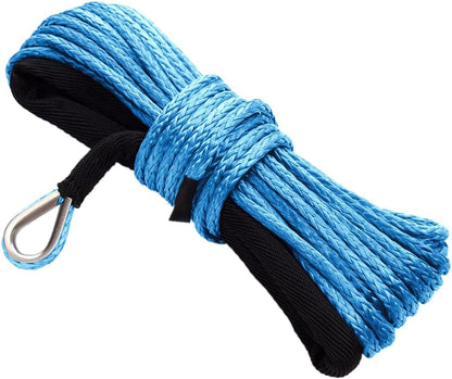 Synthetic Winch Rope Blue 15m 6mm