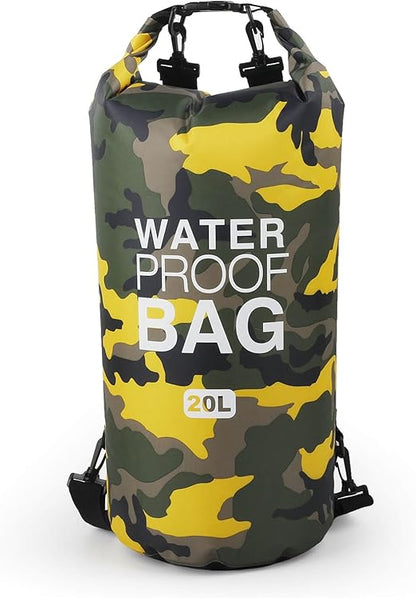 ECOTREK Waterproof Dry Bag – 15L / 20L / 30L Pack Sack with Shoulder Strap WPK5011