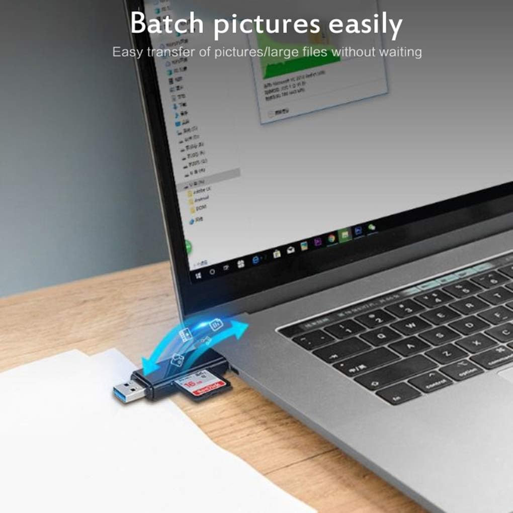 3 in 1 USB-C SD Micro SD Memory Card Reader