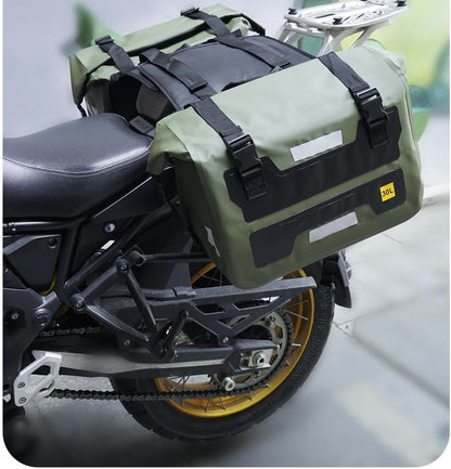 ECOTREK Motorcycle Saddlebags – Double Side Saddle Bag, 60L Waterproof Pannier YJ7303