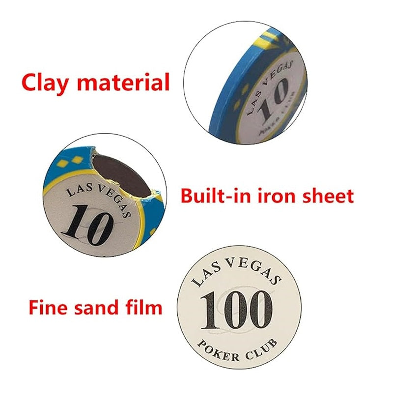 14g 25pcs/pack Poker Chips Tokens Poker Chips Jeton Casino Jeton Poker Set Las Vegas