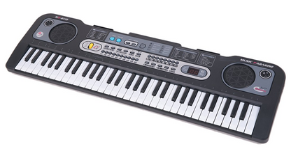 Keyboard Piano with Piano Music and Piano Stand