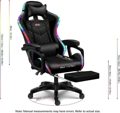 Gaming Chair Speaker and RGB Light (Yellow)