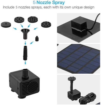 Solar Water Fountain