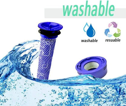Pre and Post Filters Set for Dyson V7 and V8 Replacement