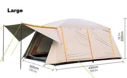 Family Tent –Double layers Waterproof-3 Size Two Colours Aavailable LCF91228