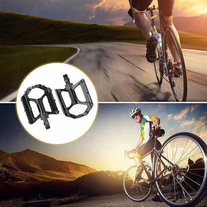 Mountain Bike Pedal Non Slip Du Bearings Classic Design (Black)