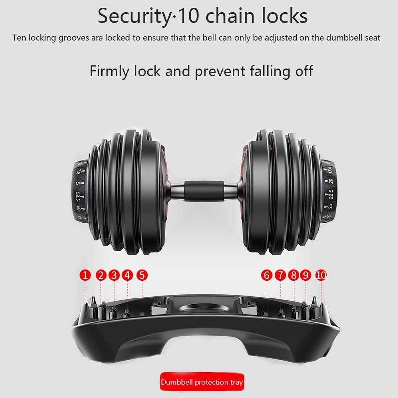 Adjustable Dumbbells 24Kg