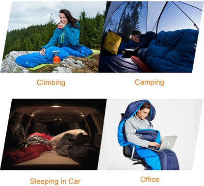 4-Season Adults Envelope Camping Sleeping Bag – Compact & Lightweight 61327