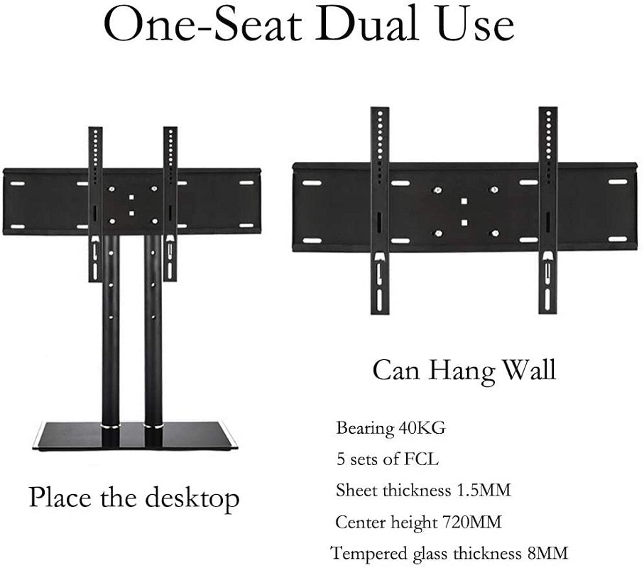Universal TV Stand Bracket 32-65 Inch Height Adjustable