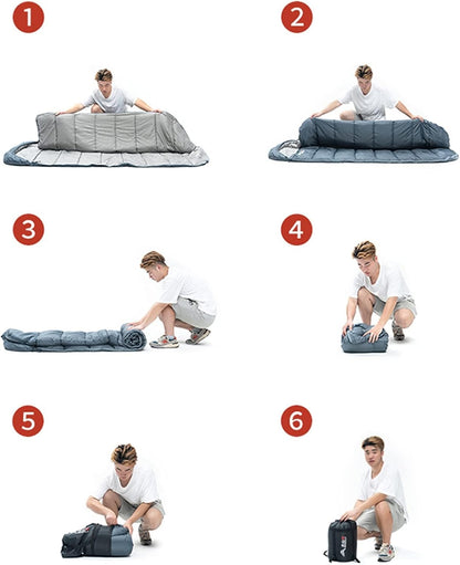 Large Rectangular Sleeping Bag – 230 x 100 cm, Ideal for Camping, Hiking, Picnic & Outdoor Use