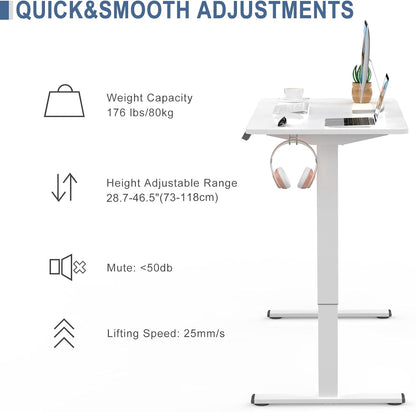 Height Adjustable Desk Table 120CM