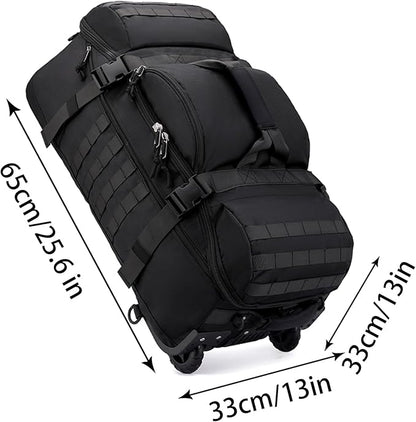 80L Travel Duffel Backpack | Foldable Convertible Holdall with Hidden Straps CP7286